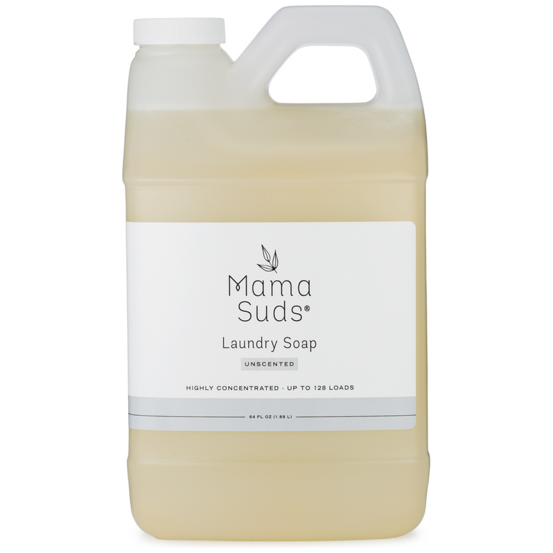MamaSuds Natural Laundry Soap — Ultra-Clean, Fragrance-Free, Olive-Oil Based
