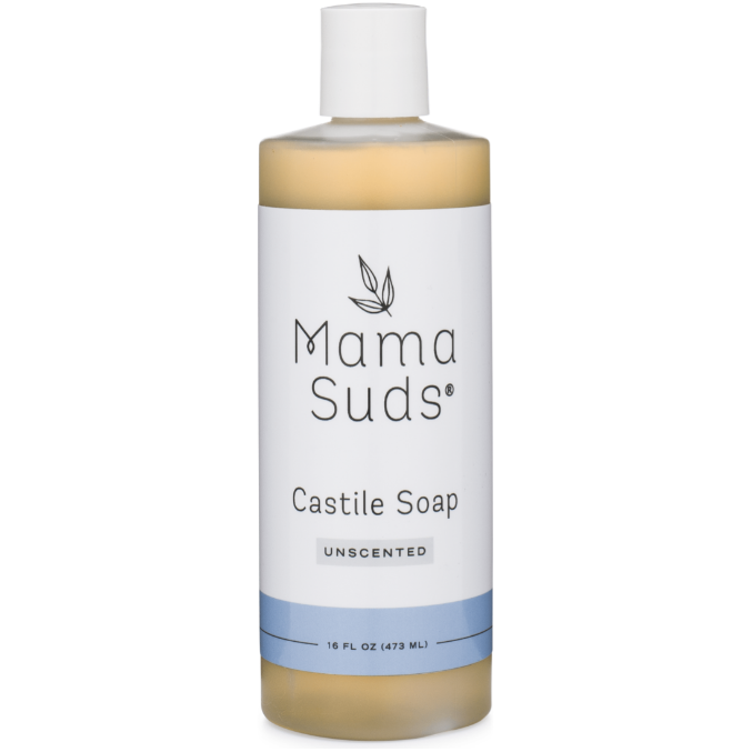 MamaSuds Castile Liquid Soap — Pure Olive Oil, No Coconut or Palm
